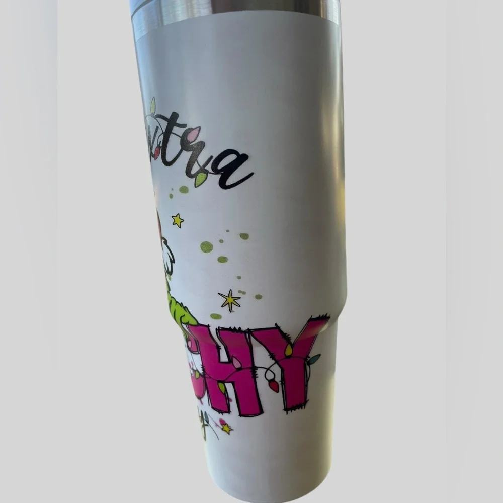 Feeling Extra Grinchy Christmas 30 oz Stainless Steel Tumbler NEW